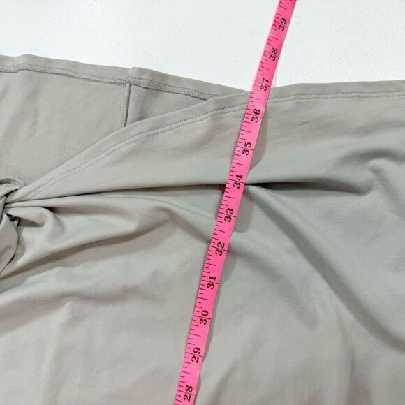 Beau Jours Dress Womens Medium Gray Short-Sleeve Crew Neck Shift Midi lagenlook - Picture 3 of 8